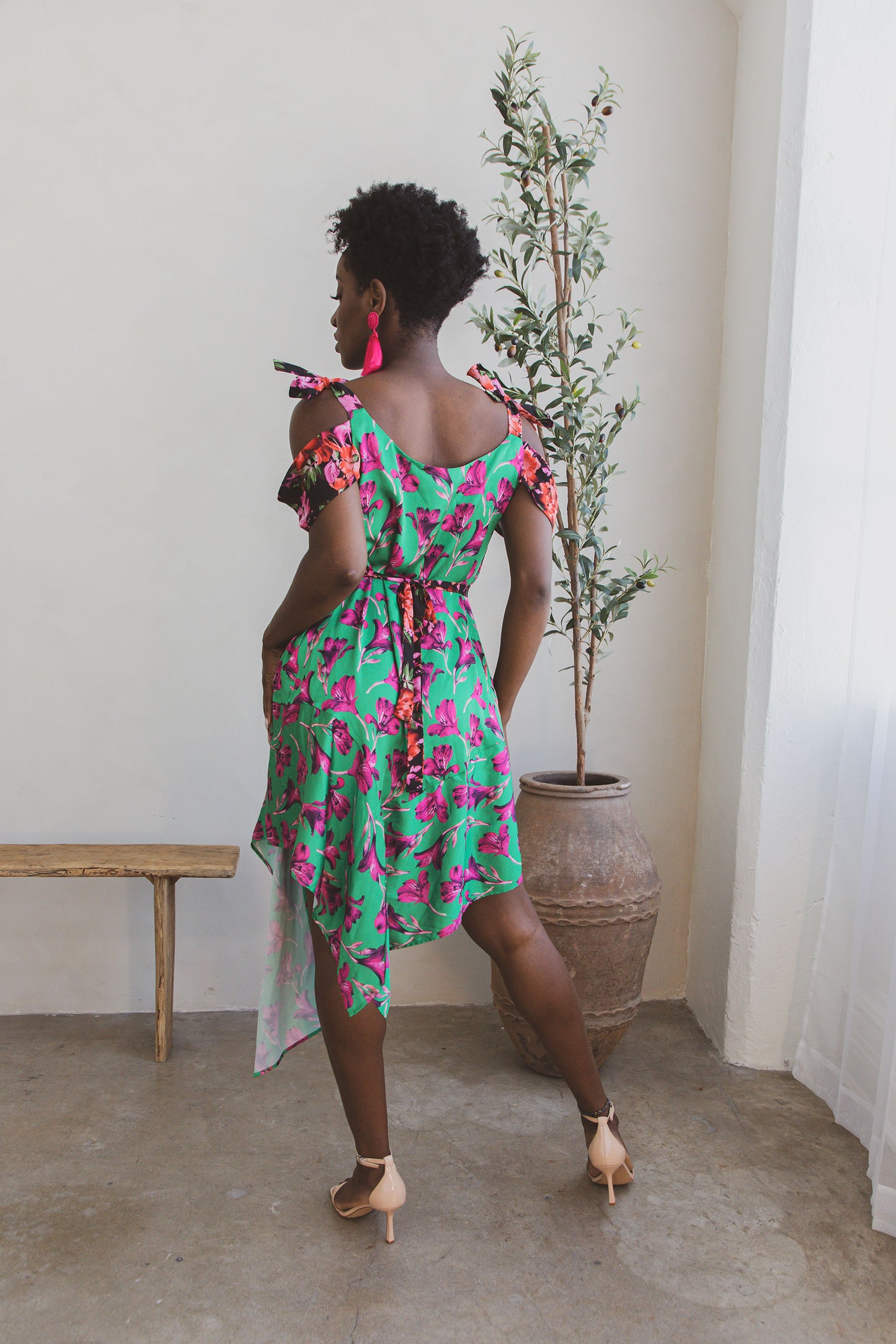 Iyin dress in Hibicus