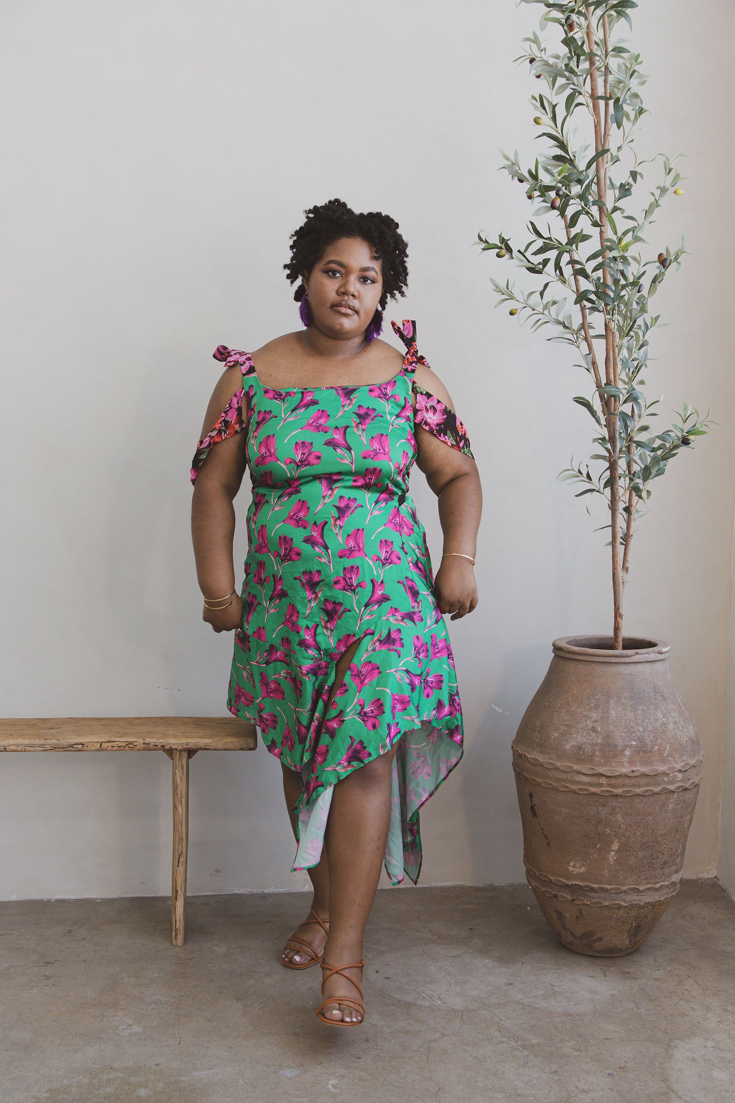 Iyin dress in Hibicus