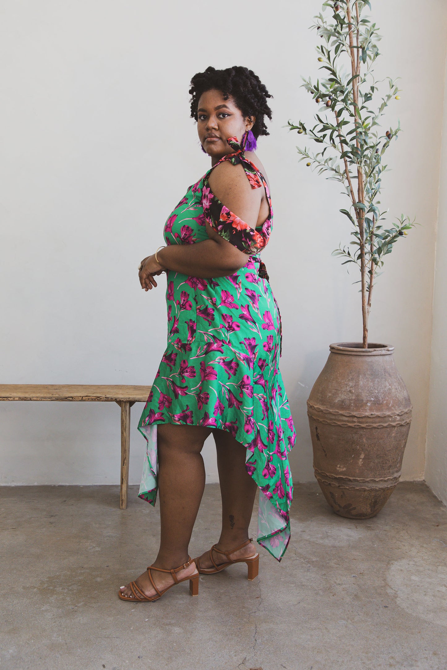 Iyin dress in Hibicus